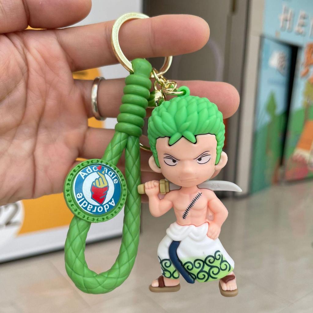 Брелок Ван Пис One piece Большой куш Зоро Ророноа Zoro Roronoa пират фигурка для ключей 7,5 см