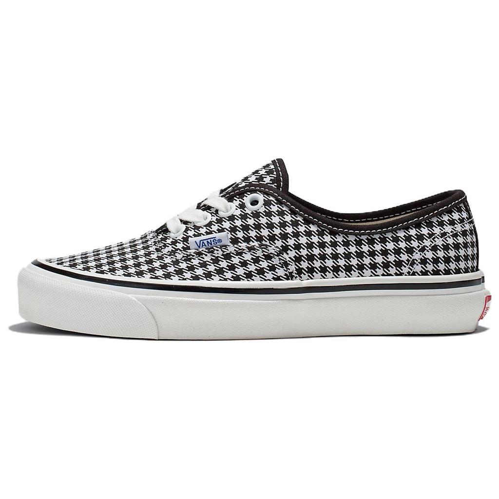 Vans Authentic 44 DX Anaheim Factory - OG Houndstooth Unisex Sneakers Cream Marshmallow Black VN0A4BVYYER