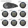 1/2/4/8/10Pcs 2/3/4/5/6.5/8/10 Inch Speakers Plastic Frame Metal Iron Wire Grilles Decorative Mesh