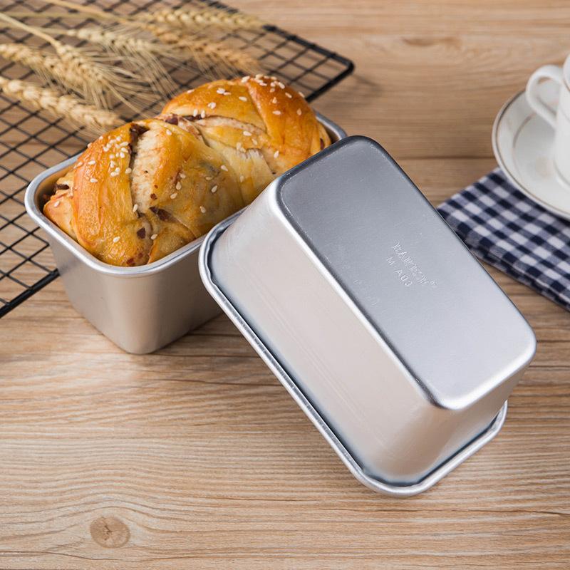 Thicken Aluminum Alloy Bakeware Food Storage Tray Toast Cake Baking Pan Plates Cheese Bread Mold Box Kitchen Dining Accessories