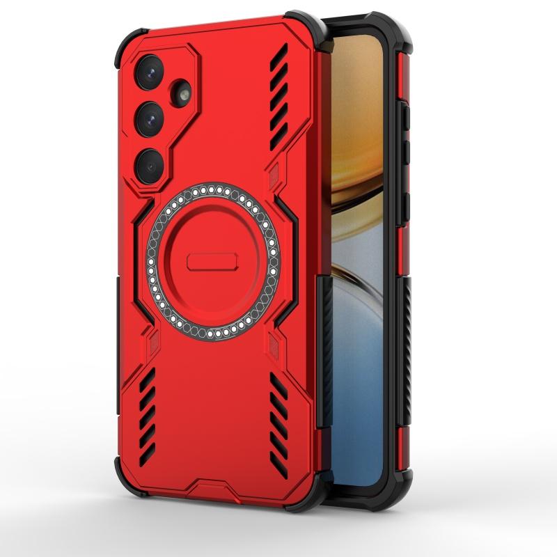 Чехол для Samsung A55 Чехол для Samsung Galaxy A55 Capas Кольцевой Магнитный Жесткий Противоударный Magsafe Беспроводная Зарядка Fundas Samsung A55