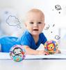 Цветные мячи для ракеток для детей, мини-кожаные мячи для младенцев и маленьких детей, специальные мячи с ручкой для малышей, игрушка