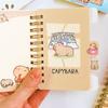 Милый блокнот Capybara, блокноты с изображением животных из мультфильмов, студенческая бухгалтерская книга, ПП-книга для девочек, канцелярские принадлежности для студентов