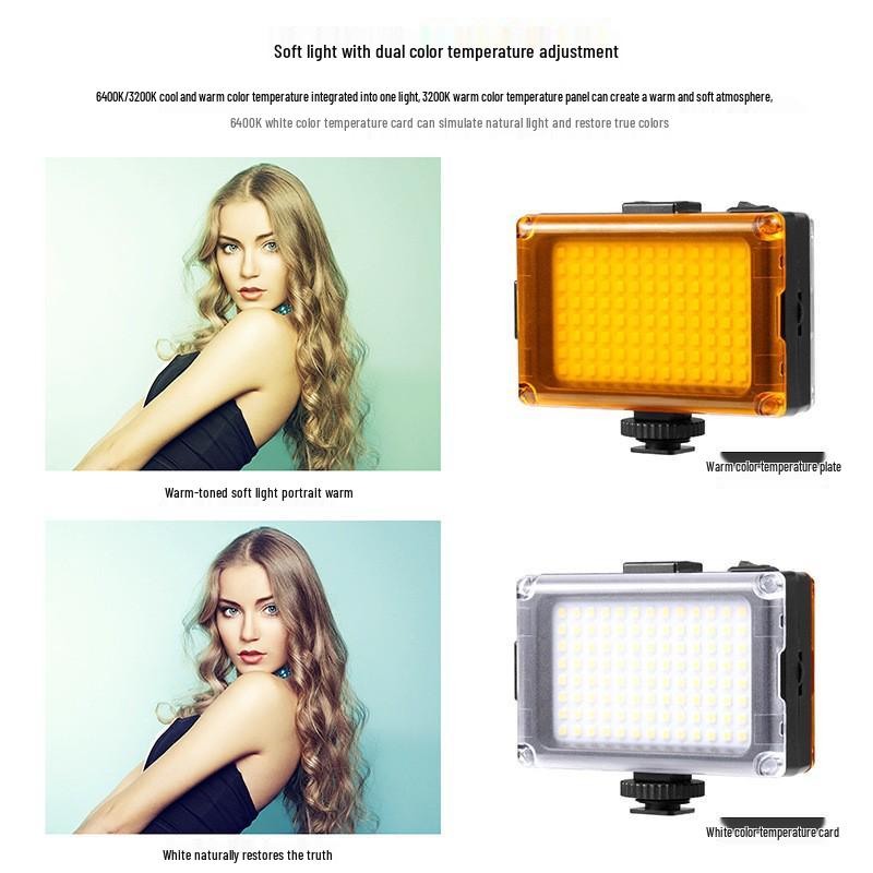 PULUZ Fat Cow LED Photography Light for DSLR Cameras - Digital Fill Soft On-Camera Light for Video Shooting
