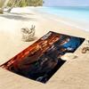 Survival Post-Apocalyptic World beach towel Outdoor camping Beach towel for vacation photos swim quick-drying swim towel Absorbent bath towel