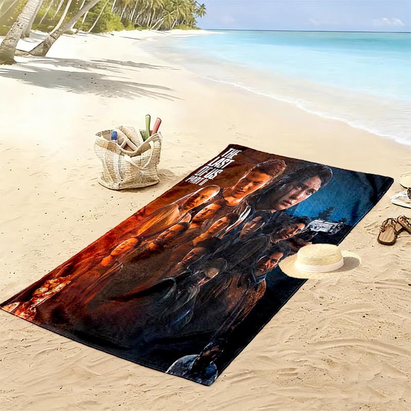 Survival Post-Apocalyptic World beach towel Outdoor camping Beach towel for vacation photos swim quick-drying swim towel Absorbent bath towel