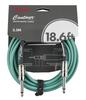 Fender Contour 18.6ft (approx. 6m) Cable, Sherwood Green, Guitar Cable