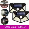 Solar Light 100LED Solar Flood Lights 3 Modes Outdoor Solar Motion Security Light Waterproof for Garden Patio Garage Wall Light