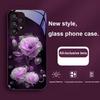 Увлажняющий Розовый Цветок Для Samsung Galaxy S23 24 Plus S20 21 FE S25 Ultra A70 72 73 51 52 53 Закаленное Стекло Чехол для Телефона