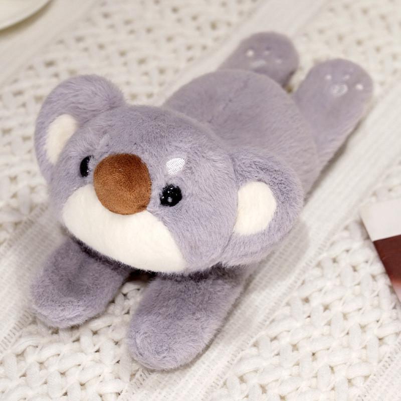 Мультяшная имитация лисы коалы собаки кошки плюшевая погремушка милая детская кукла подарок