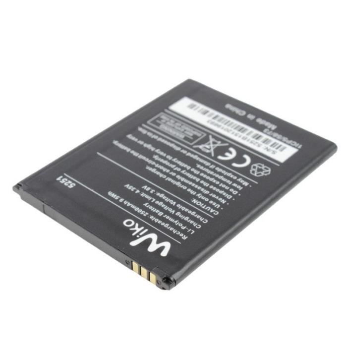 Batterie - WIKO - Pulp 4G - Lithium Ion - Compatible Wiko Pulp 4G - Batterie de remplacement