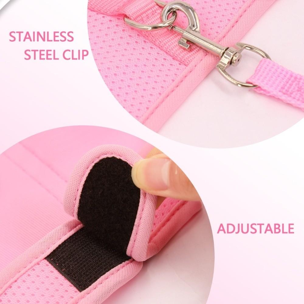 Polyester Rabbit Harness Vest Breathable Pet Walking Leash New Bunny Harness Leash Small Pets Use