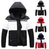 European And American Winter Men's Thick Cotton Padded Clothes Casual Hat Coat Cotton Padded Jacket