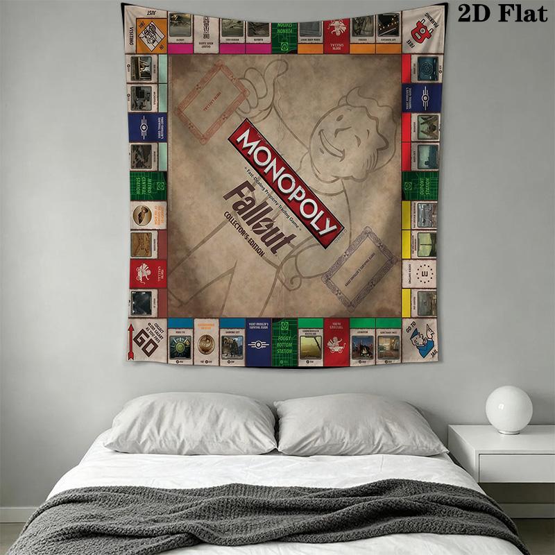 Fallout Vault Door Poster Threepiece Set 1 Duvet Cover 2 Pillowcase Without Core Soft And Comfortable Bedding Set Duvet Cover And Pillowcase