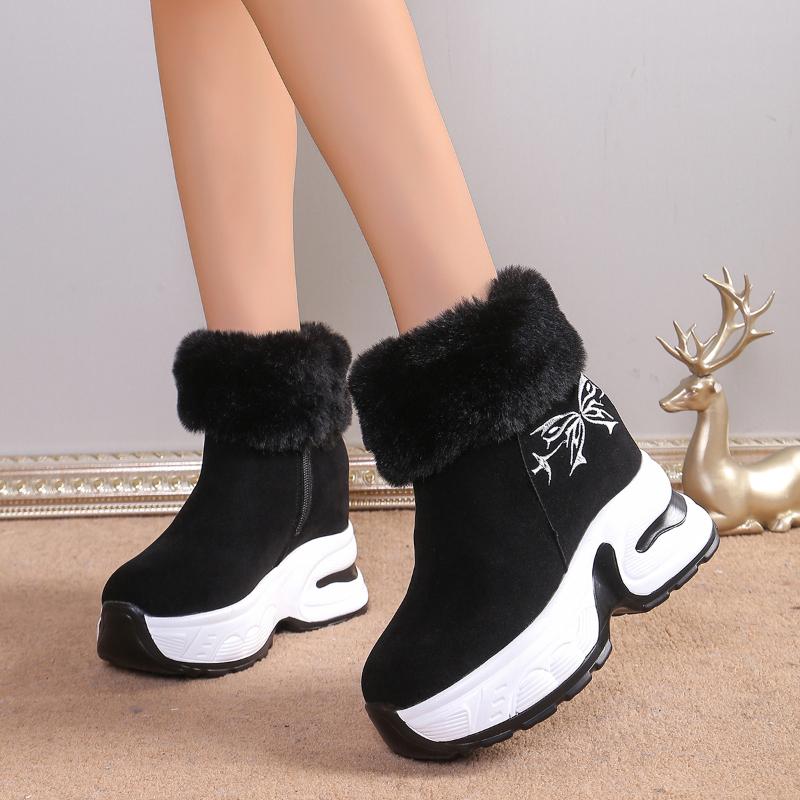 Women Boots 2024 Winter Boots For Women Waterproof Snow Boots Ankle Fur Botas Mujer Elegant Footwear Winter Shoes Women Botines