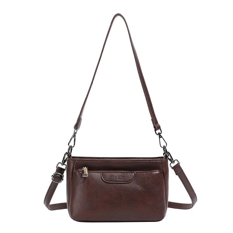 Сумка женская большой вместимости 2025 новая осень и зима универсальная сумка-мессенджер на одно плечо под мышкой сумка для поездок на работу мать и ребенок маленькая квадратная сумка