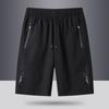 Men's Summer Quick-Dry Casual Beach Shorts, Ice Silk Sports Shorts, Mid-Length Five-Point Pants