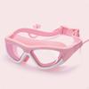 Детские очки для плавания Clear Vision с большой оправой, водонепроницаемые, для девочек