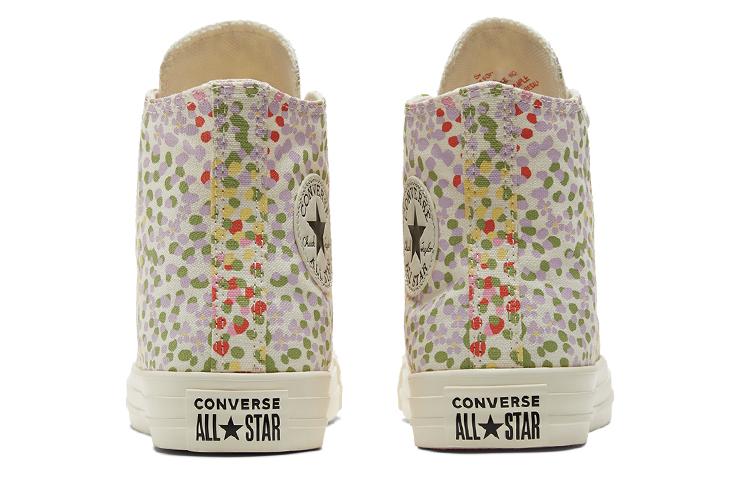 Кеды Chuck Taylor All Star Wmns Converse High 'Цветочный принт - Белый' Женские A01594C