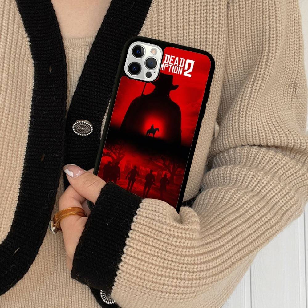 Чехол для телефона Red Dead R-Redemption Для IPhone 17 16 Pro Max Air 13 12 Mini 14 15 Plus 11 PC+TPU Задняя крышка