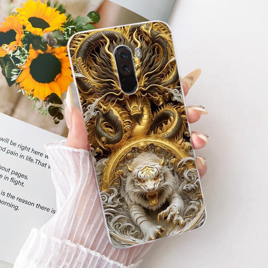 For Xiaomi Pocophone F1 Case Luxury Flowers Butterfly Painted Cover Soft Slim Phone Case For Xiaomi Poco F1 PhoneF1 PocoF1 Shell