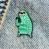 New Enamel Pin Funny Sloth Party Animal Cute Metal Pin Gift Birthday 1 Piece