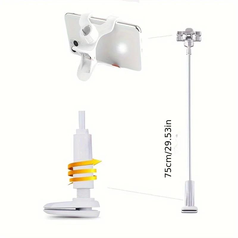 Телефонный зажим на подставке-держателе с ручкой, гибкий длинный держатель-гусиная шея, ленивый кронштейн, зажим для крепления для iPhone 15 Pro Max, аксессуары, новый