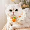 Cat Collar Hand Knitted Yarn Pet Accessories Cat Scarf Dog Scarf Adjustable