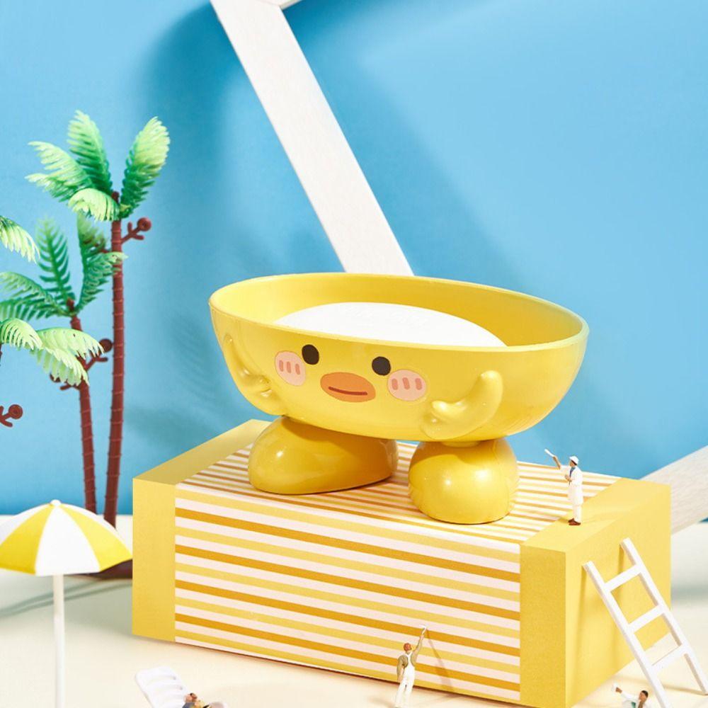Little Yellow Duck Drain Soap Box Creative Soapbox New Soap Storage Rack