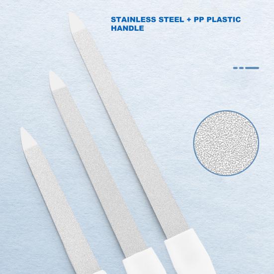 Многофункциональный инструмент для полировки ногтей с двойной головкой и нескользящей ручкой