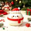 Christmas Daifuku Decorations Stress Relief Toy, Slow Rebound Steamed Bun Squeeze Crunchy Ball Sensory Holiday Party Favors for Kids Adults Reliever