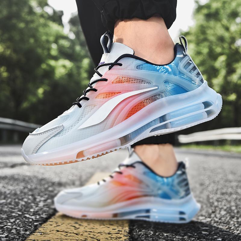 Fashion New Large Size Men Casual Sports Shoes Fashion Comfortable Thick Sole Sports Anti-slip Wear-resistant Men High Quality Sneakers