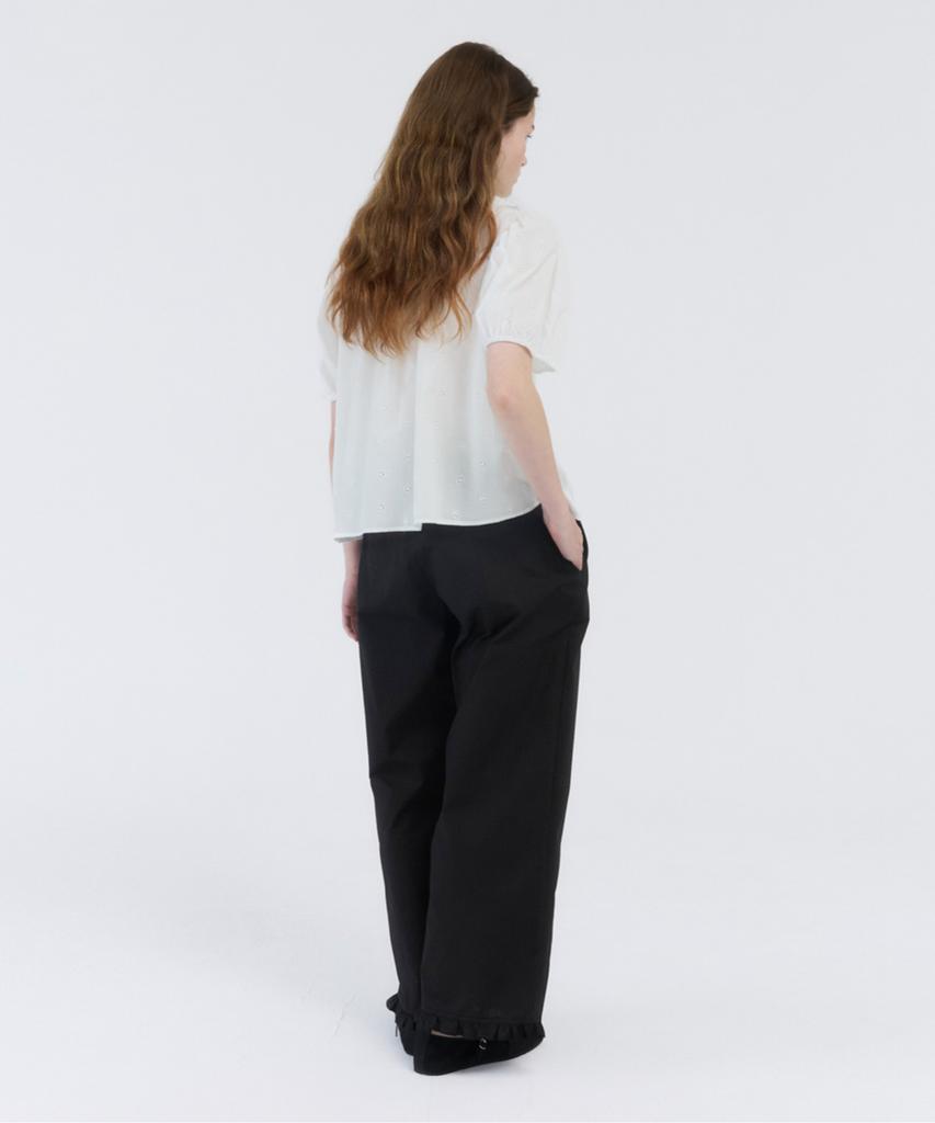 GBH APPAREL Frill Pants / Black