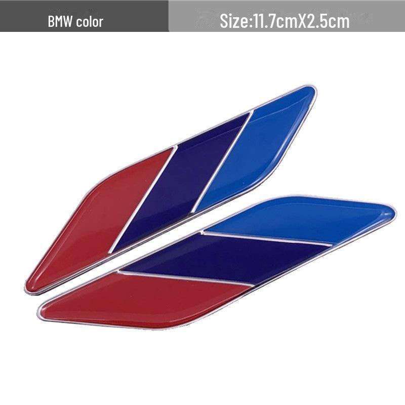 Декоративная металлическая наклейка для крыльев европейского автомобиля - Германия Франция Италия Канада