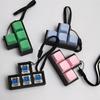 4 Keys Button Finger Keyboard Cap Keycap Pinch Toy New Pendant  for Adults