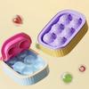 2 шт. DIY Силиконовый Формочка для Шариков Льда с Крышкой от Пыли Антипригарная Форма для Ледяных Сфер Антизапах Герметичная Формочка для Кубиков Льда Вечеринка
