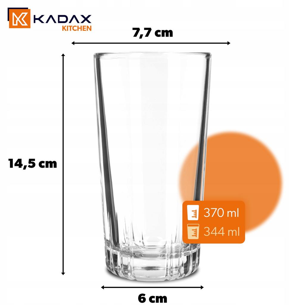 KADAX Стаканы 340мл Набор Стаканов Для Напитков