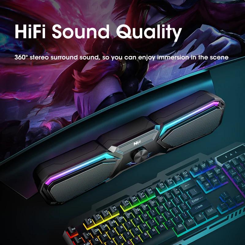 Звуковая система домашнего кинотеатра Bluetooth-динамик 4D Surround Soundbar Компьютерный динамик для телевизора Звуковая панель Сабвуфер Стерео музыкальная шкатулка