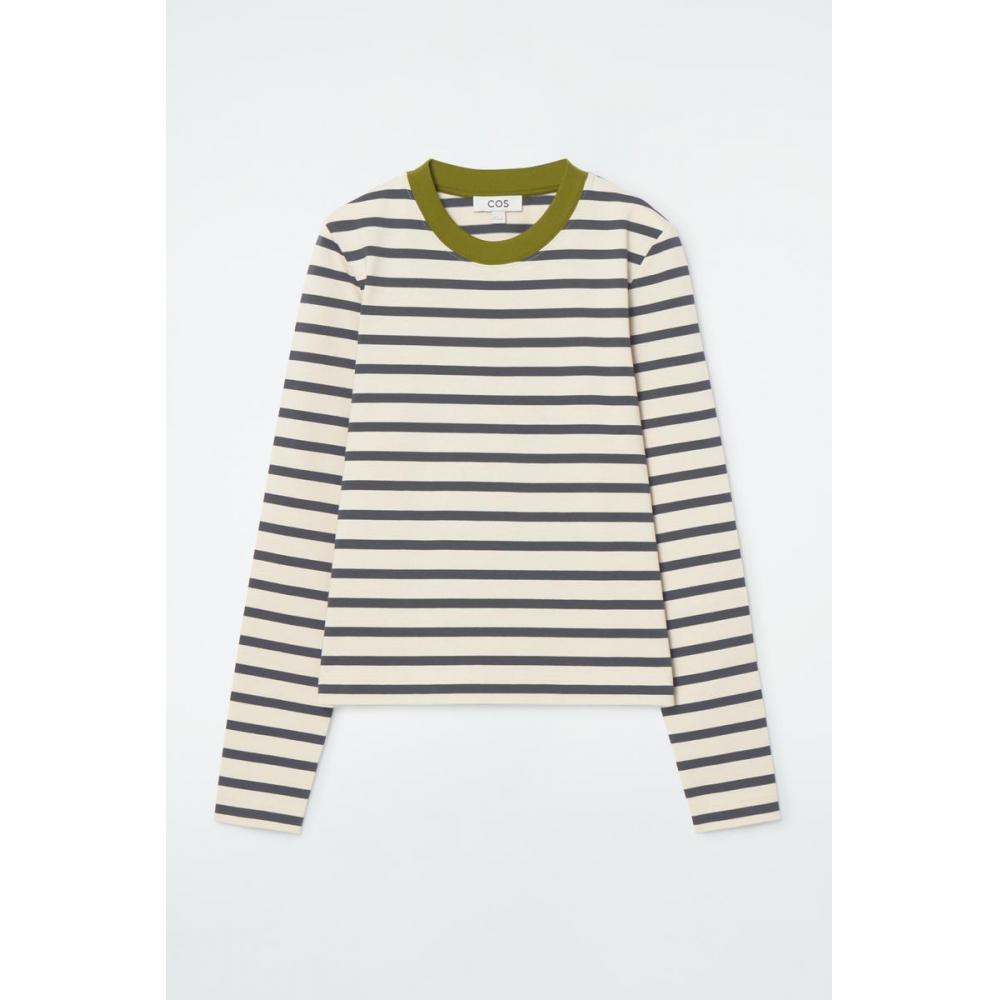 COS Японский облегающий топ с длинными рукавами