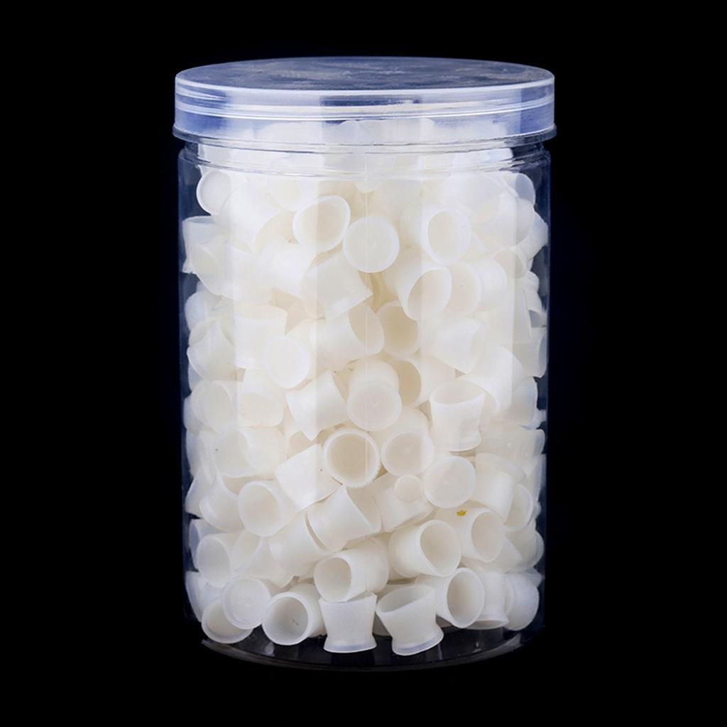 Одноразовые силиконовые контейнеры для чернил для татуировок, перманентный тату-макияж, пигмент для макияжа бровей, колпачки для контейнеров, аксессуары для татуировок