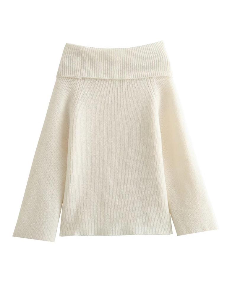 Женские свитера с открытыми плечами, с длинным рукавом, объемные, ребристые, трикотажные, на выход, весна-осень, топы, блузки, модные свободные свитера, топы для женщин