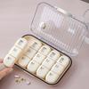 21 Compartments Weekly Pill Organizer Large Capacity Portable Medicine Box Travel Supplement Container