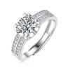 S9251ct Moissanite Bull Head Fireworks Creative Trend Alive Women's Ring