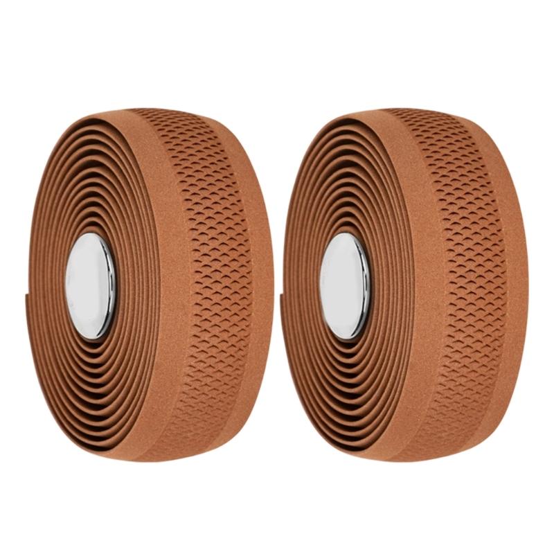 Bike Bar Tape for Bar Wrapping and Replacement, 1 Pair 2 Rolls, Approx. 200 x 3 cm Wrap for Road Bike Grip Use