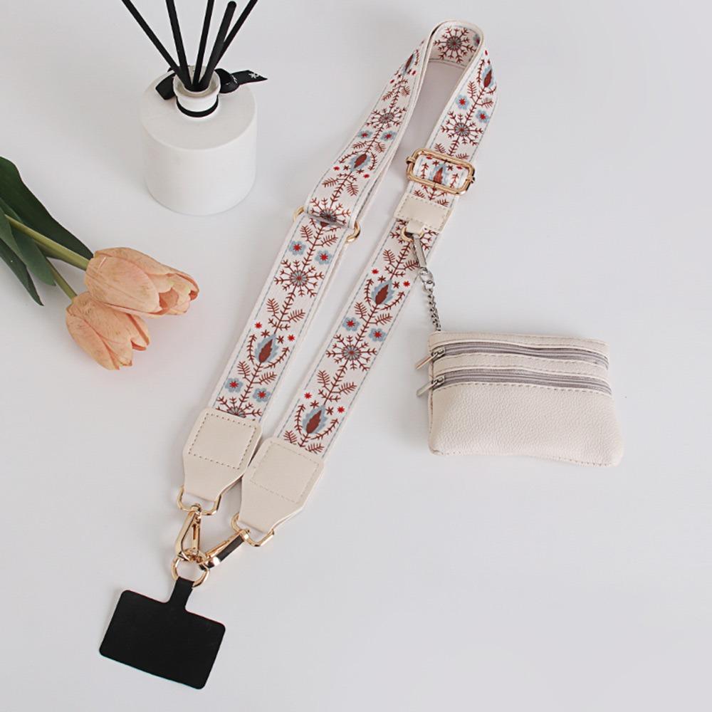 Adjustable Phone Strap Anti Loss Clip and Go Strap Multifunction Phone Lanyard for Woman