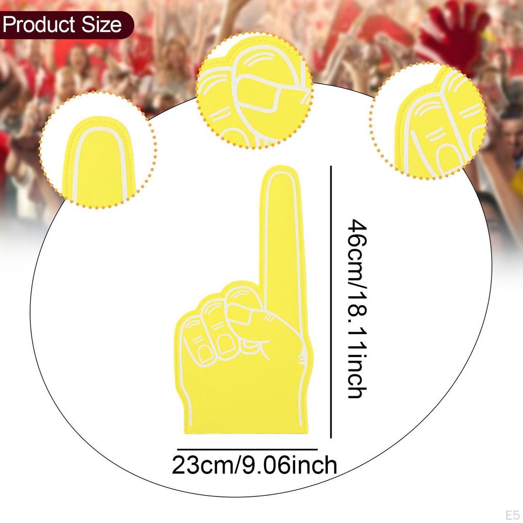 Гигантский поролоновый палец реквизит чирлидинг смешной аксессуар спортивного болельщика перчатка-рука для