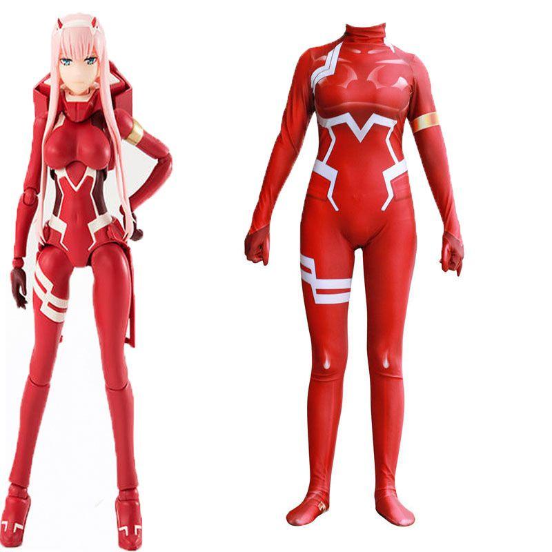 Элегантный Косплей Боди Zero Two 02 из Darling In The Franxx Идеально Подходит для Тематических Вечеринок