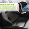 Car Lumbar Pillow 2 In 1 Driver Seat Memory Foam Pillow Car Cushion Lightweight Wedge Back Cushion Car Accessory For Road Trip
