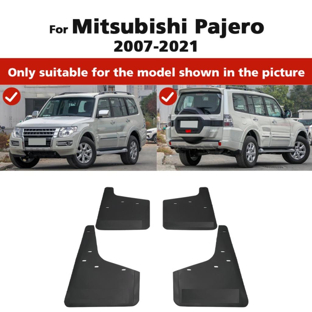 4PCS Mudguards Car Mud Flaps Compatible with Mitsubishi Pajero Montero 2007-2021 2017 2018 2019 2020