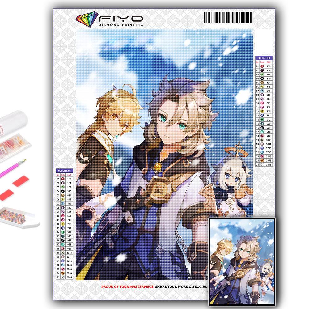 Алмазная картина Genshin Алмазная мозаика Ремесло Алмазная вышивка Картина